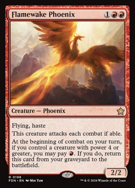 Flamewake Phoenix - Flying