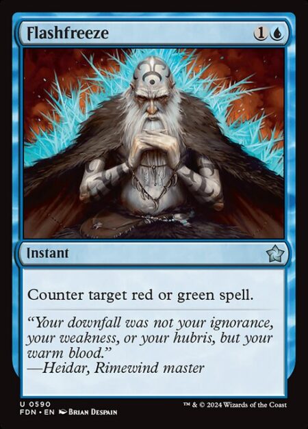 Flashfreeze - Counter target red or green spell.