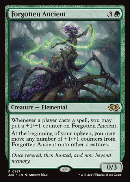 Forgotten Ancient - Whenever a player casts a spell