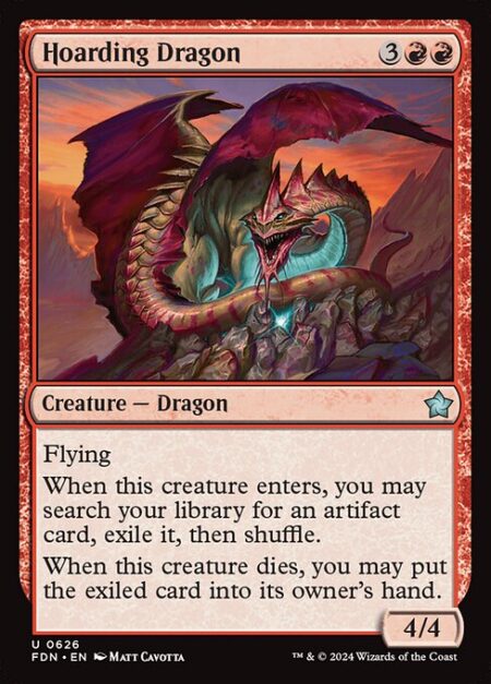 Hoarding Dragon - Flying