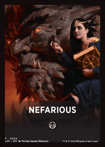 Nefarious - (Theme color: {B}.)