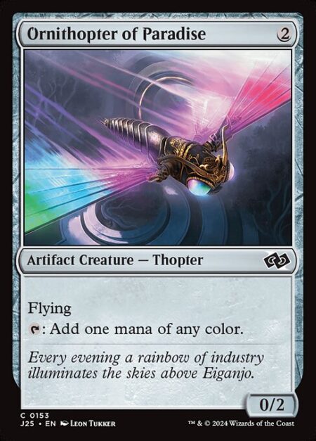 Ornithopter of Paradise - Flying