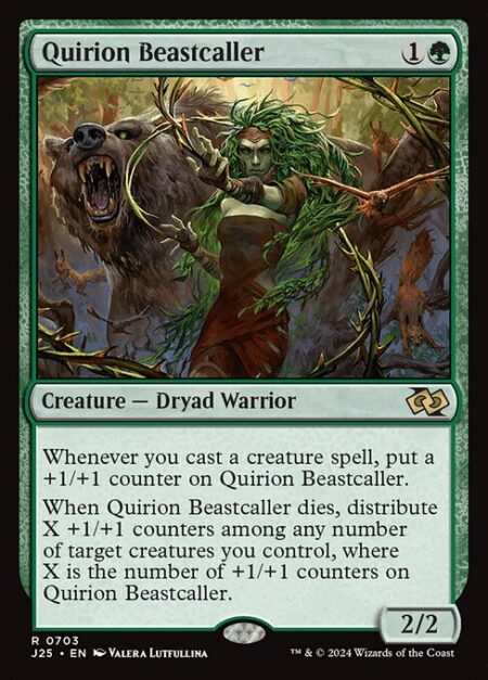 Quirion Beastcaller - Whenever you cast a creature spell