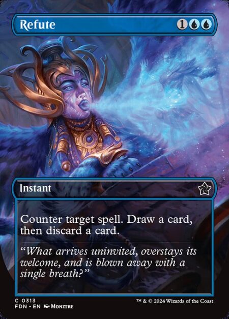 Refute - Counter target spell. Draw a card