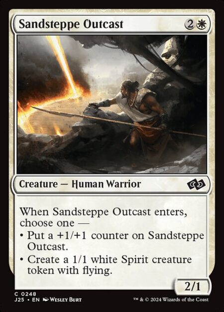 Sandsteppe Outcast - When Sandsteppe Outcast enters