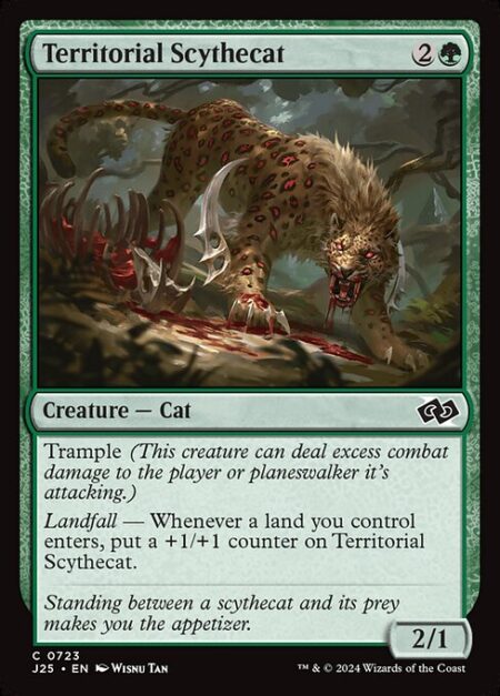 Territorial Scythecat - Trample