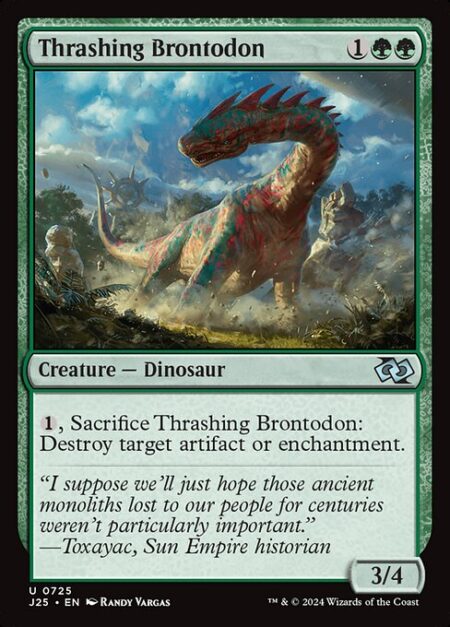 Thrashing Brontodon - {1}