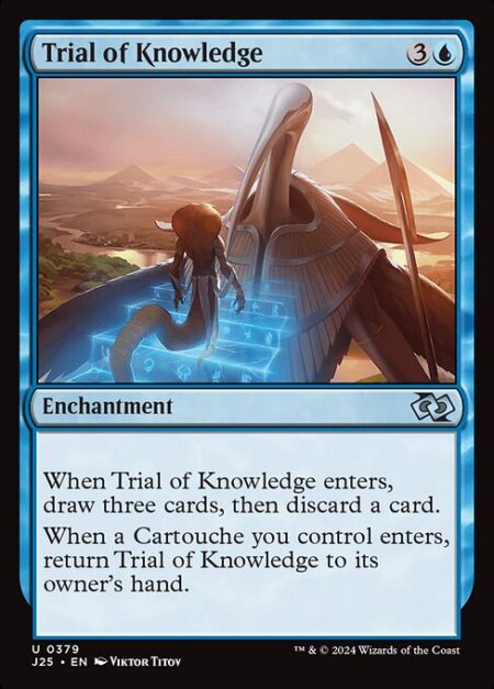 Trial of Knowledge - When Trial of Knowledge enters