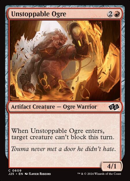 Unstoppable Ogre - When Unstoppable Ogre enters