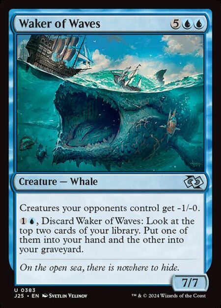 Waker of Waves - Creatures your opponents control get -1/-0.