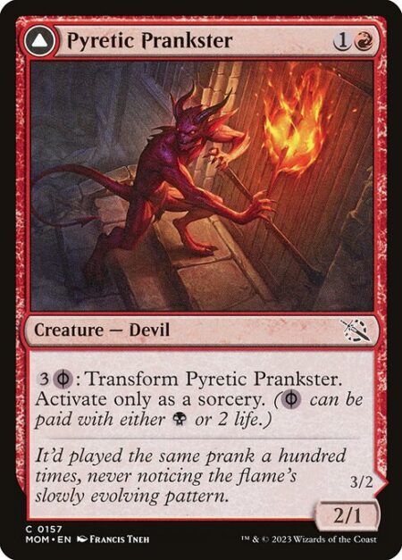 Pyretic Prankster // Glistening Goremonger -