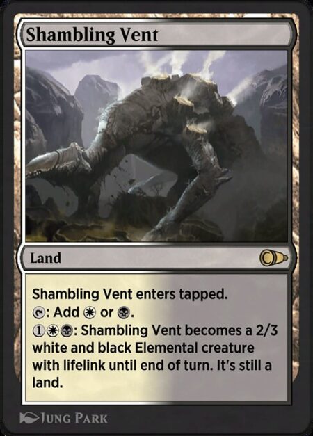 Shambling Vent - Shambling Vent enters tapped.