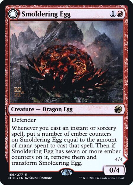 Smoldering Egg // Ashmouth Dragon -