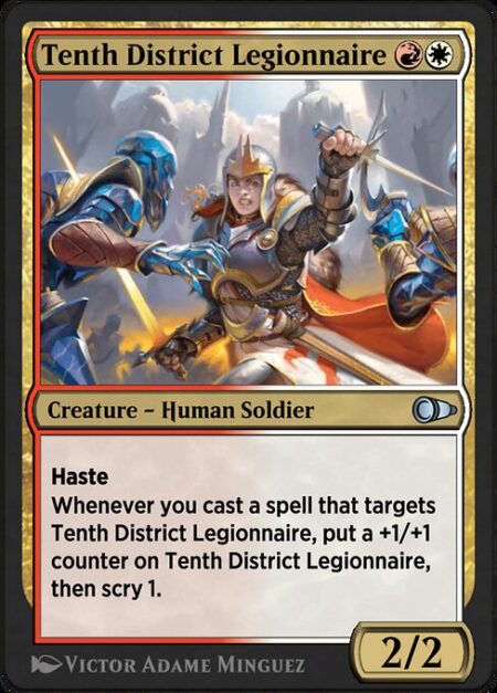 Tenth District Legionnaire - Haste