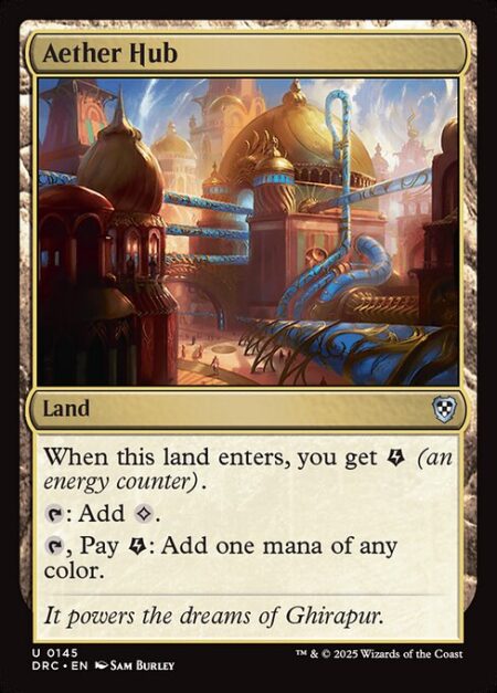 Aether Hub - When this land enters