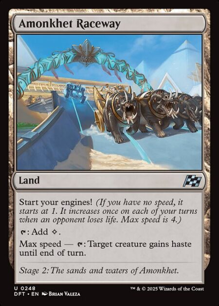 Amonkhet Raceway - Start your engines! (If you have no speed