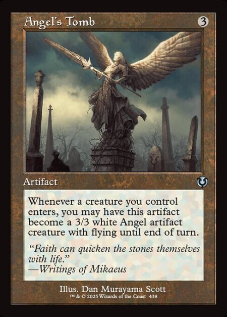 Angel's Tomb - Whenever a creature you control enters