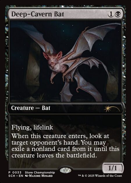 Deep-Cavern Bat - Flying