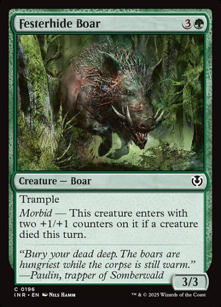 Festerhide Boar - Trample