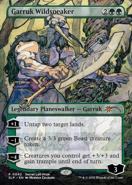 Garruk Wildspeaker - +1: Untap two target lands.