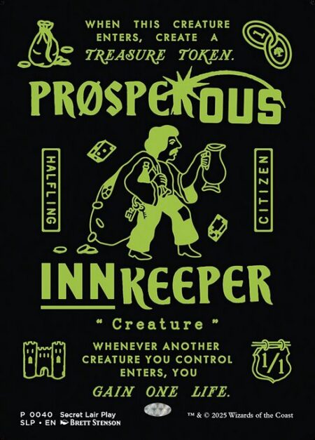 Prosperous Innkeeper - When this creature enters