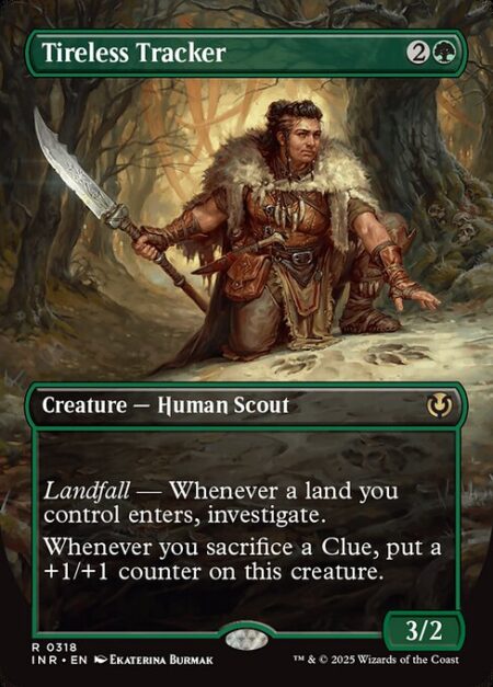 Tireless Tracker - Landfall — Whenever a land you control enters