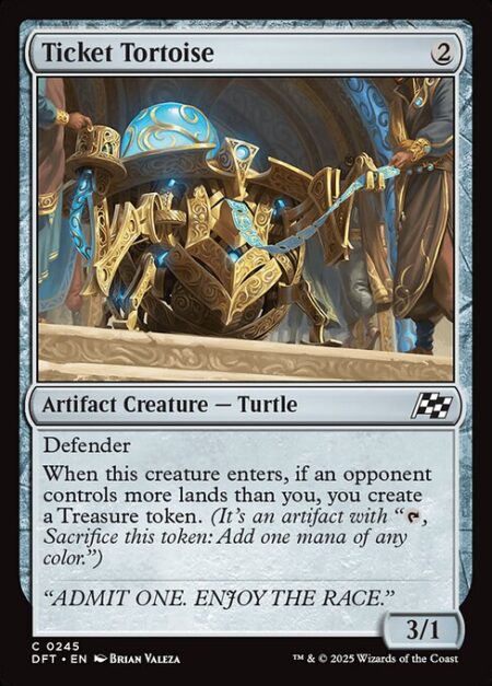 Ticket Tortoise - Defender